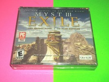 ⭐⭐ NEW / SEALED ⭐⭐ MYST III 3: EXILE PC WINDOWS MACINTOSH MAC CD GAME 2001 ⭐
