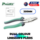 Pros Kit Dual Colour Lineman's Pliers 1Pk-051Ds