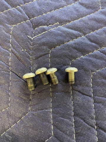 Set Of 4 vintage OEM Herman Miller Eames screws for fiberglass shell chairs Cover