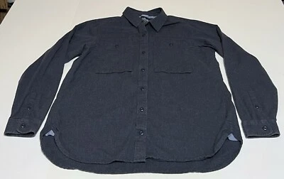 REI Co-Op Wallace Lake Flannel Shirt Womens Large Blue Cotton Outdoor Foto 1 de 4