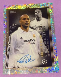 💥 TOPPS RONALDO AUTO #738 VOTE FOR THE GOAT REAL MADRID UCL Stickers 2023 24 - Picture 1 of 1