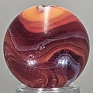 Vintage Akro Slag Marble .66 Inches Good Condition Combined Shipping - Picture 1 of 13