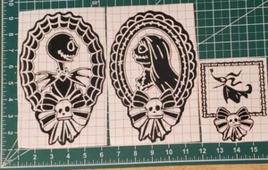 Pesadilla antes de Navidad de Tim Burton Jack, Sally y cero. Juego de 3 vinilos - Imagen 1 de 2