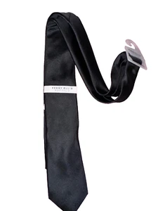 Perry Ellis Portfolio Tie Mens Black - Picture 1 of 2