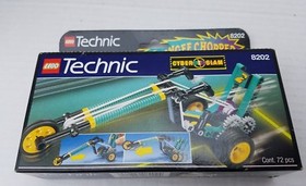 Lego 8202 Technic Cyber Slam Blast Off Chopper Bungee Cord Power 72 USA NEW 1998