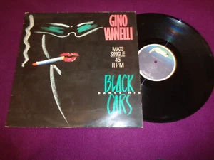 MAXI 12' GINO VANNELLI / BLACK CARS / DREYFUS SYNTH POP FRENCH PRESS 1984 - Picture 1 of 1