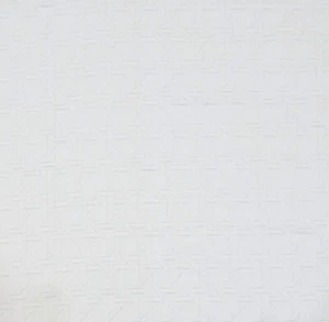 Scalamandre "Canestro Matelasse" Canework Cloud White Cotton Fabric- 6 Yards - Picture 1 of 6
