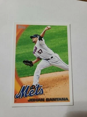 2010 Topps Baseball Card Johan Santana 573 - Image 1 of 2