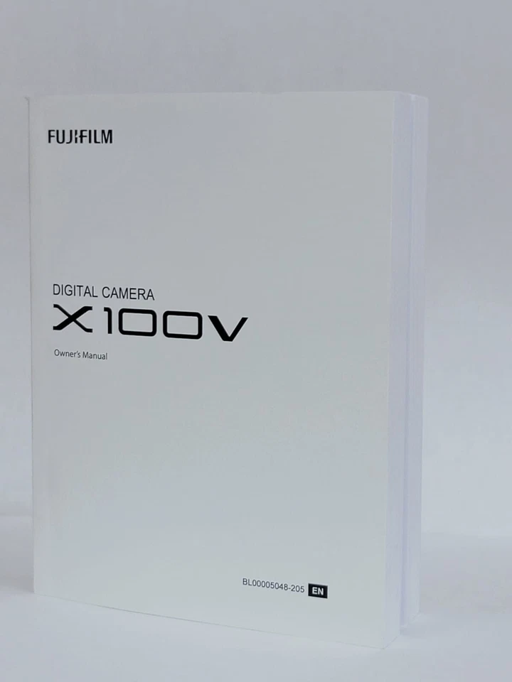 Fujifilm X100V Instruction Owners Manual X100V Book NEW - Image 1 of 1