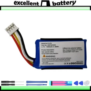 Portable Bluetooth Speaker Battery for JBL Clip 4 Bluetooth Speaker - Foto 1 di 8