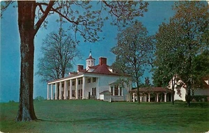 Cartolina Mt Vernon Virginia VA George Washington sulla collina - Foto 1 di 2