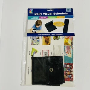 Key Education-Daily Visual Schedule Pocket Chart 193 Pieces 4.25" x 21.75" - Picture 1 of 3