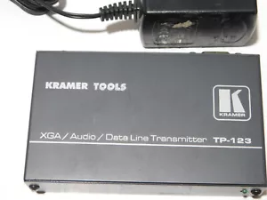 KRAMER TOOLS TP-123 TRANSMISOR DE LÍNEA DE AUDIO/DATOS XGA/con adaptador de corriente - Imagen 1 de 4