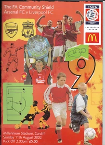 ARSENAL V LIVERPOOL 11/08/2002 FA COMMUNITY SHIELD(u1) - Picture 1 of 1