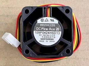 1 PCS SANYO ventilador 109P0424H6D13 DC 24V 0.07A 40 * 40 * 20 4CM 3 pines - Imagen 1 de 6