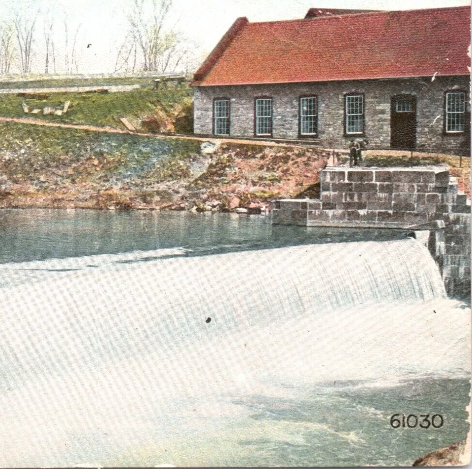 Tulpehocken Falls Reading Pa 1910 Stamped Postcard Dam Foto 1 de 3