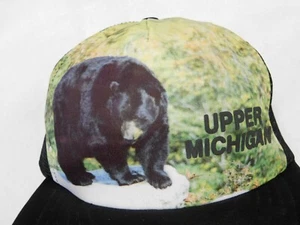 Idea, Inc. Upper Michigan Bear Cap Hat Made in USA Adult Once Size Mesh - Picture 1 of 9