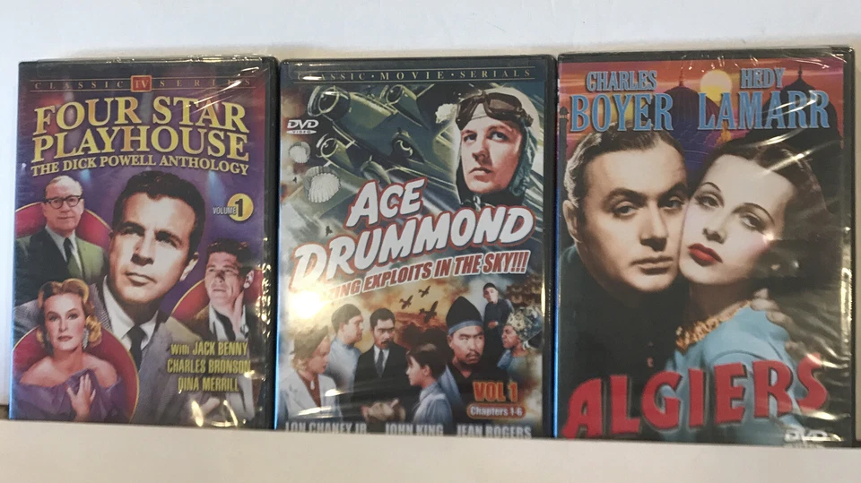 Dick Powell Anthology, Algiers & Ace Drummond -Amazing exploits in the sky. Lot Foto 1 de 1