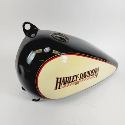 1987 Harley-Davidson FLST Heritage Softail LEFT SIDE Split Gas Tank - Small Dent - Image 1 of 4