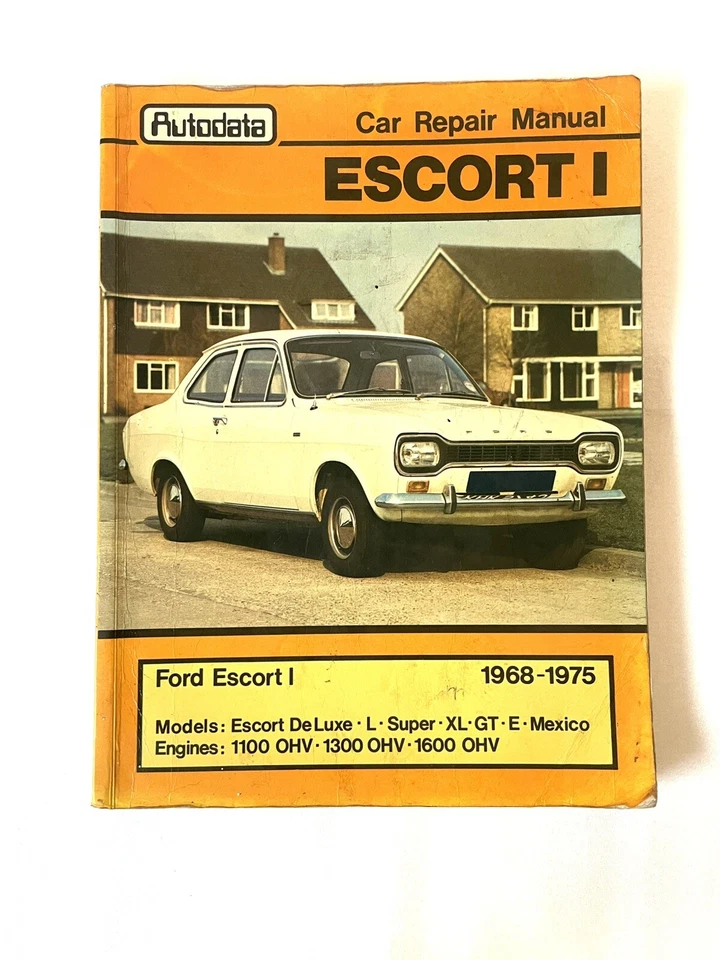 Autodata Car Repair Manual Ford Escort Mk1 - Softback - Used - Image 1 of 1