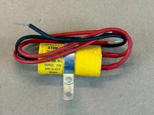 NOS Vintage TVA-2515 Sprague Atom Paper Capacitor 20 + 20 uf 250v Firecracker - Picture 1 of 15