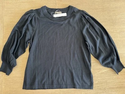 Lilla P Pullover Crew Sweater Black Size L BNWT - Image 1 of 4