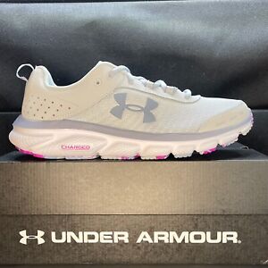 Under Armour W CHARGED ASSERT 8 MARBLE 3024625-100 Gray White Women’s Size 10.5