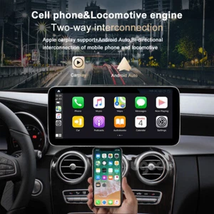 Ugode 12.3inch Android Screen CarPlay Mercedes Benz C GLC class W205 2014-2019 - Picture 1 of 12