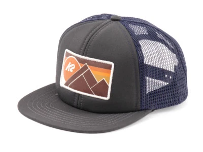 K2 Basecap Roof Cap Cappy Blue Premium Trucker Patch Adjustable - Image 1 of 2