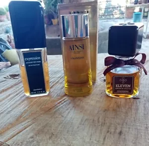 Lot drei Vintage Parfums Atkinsons Sous, Expression Jacques Fath, Eleven - Bild 1 von 7