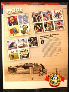 US SC 3185 Celebrate THE CENTURY 1930'S ,32 CENT FULL SHEET sealed - Picture 1 of 1