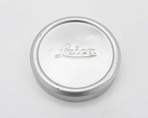 Tapa de lente Leica 64 mm ID plateado logotipo metal frontal antideslizante (#18982) - Imagen 1 de 4