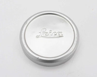 Leica 64mm ID Silver Logo Metal Front Slip-On Lens Cap  (#18982) - Image 1 of 4