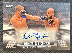 2017 Topps UFC Knockout Demetrious Johnson Auto Auto /99 #KA-DJ Champion - Picture 1 of 2