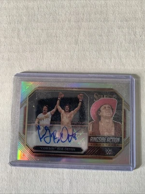 2023 WWE - Select - Auto - Ringside Action - Silver  - #8 Cowboy Bob Orton - Image 1 of 3