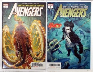 Avengers Lot of 2 #7, 9 (2018) Marvel Comics 8th Series 1st Print Comic Books - Picture 1 of 1