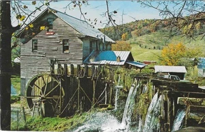 Vintage Virginia Chrome Postcard Whites Mill North of Abingdon - Picture 1 of 2