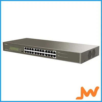 Tenda TEG1124P-24-250W 24-Port Gigabit PoE Switch - 250W - image 1 of 3