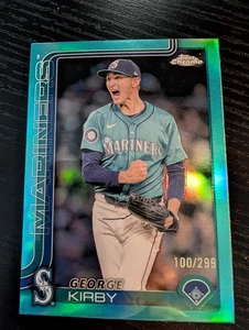 2025 Topps Chrome George Kirby /299 Teal ( Aqua) - Bild 1 von 1
