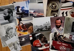 78 1970s Original Formula One Grand Prix Racing Photos Andretti Vintage Cars Lot - Picture 1 of 15