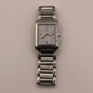Citizen Eco-Drive GN-0-S-9 Tank Unisex Watch Stainless Silver Band Japan Mvmt - Picture 1 of 11