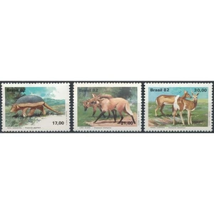 Tiere - Brasilien 1982 - postfrisch & NM H - SG 1958/60 - Bild 1 von 2