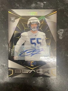 BRADEN FISKE 01/10 2024 PANINI BLACK ROOKIE AUTOGRAPH GOLD RC AUTO FIRST PRINT - Picture 1 of 3