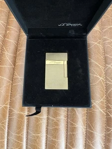 St Dupont gold Plated Gatsby Lighter - Picture 1 of 7