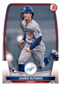 2023 Bowman James Outman Rookie RC Insert Set Break Prospect Dodgers #13 - Picture 1 of 2
