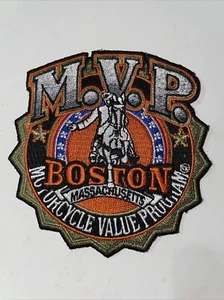 Motorcycle Value Program MVP Harley Patch Boston, Massachusetts 3.5” Minuteman - Picture 1 of 3