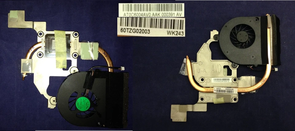 Radiador/Disipador+Ventilador para ACER Aspire Travelmate 5542 60.TZG02.003 - Imagen 1 de 1