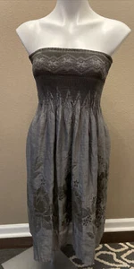 Tube Top Strapless Summer Dress One Size. Ties At Bottom To Change The Look - Picture 1 of 14