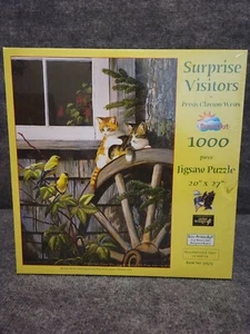 SunsOut 1000 Piece Puzzle SURPRISE VISITORS by Persis Clayton Weirs - Picture 1 of 3