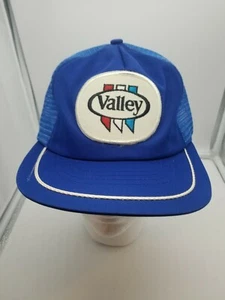 Vintage Valley Patch Snapback Ball Cap Hat Baseball Adult Farming - Picture 1 of 5